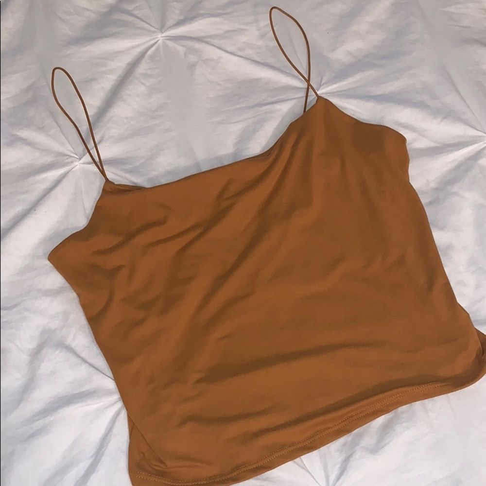 Orange Crop Top